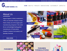 Tablet Screenshot of gujaratorganics.com